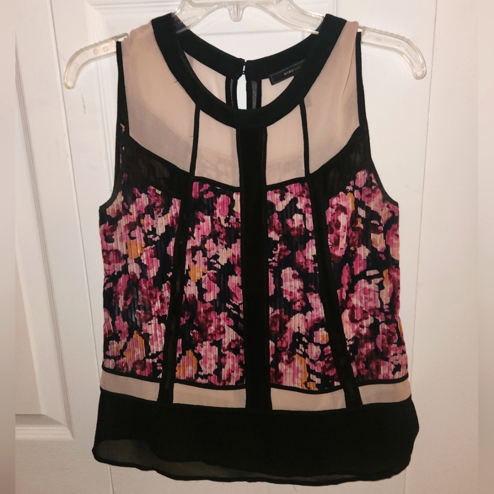 Vintage BCBG MaxAzria Floral Top